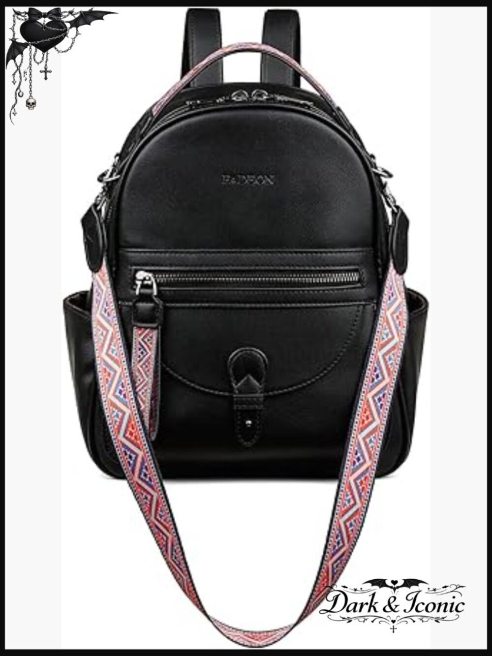 Mini Backpack Purse, Leather Shoulder Bag, Fashion Handbag for Travel